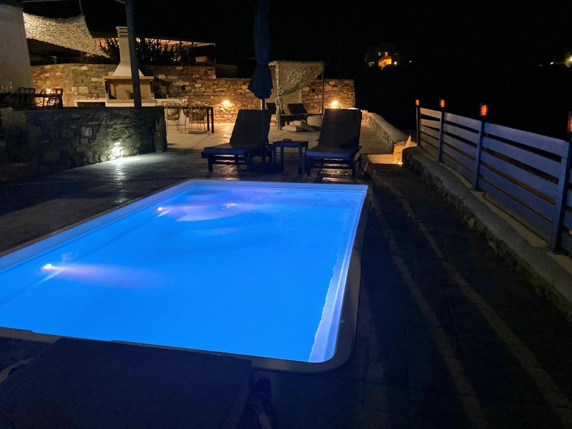 Blue View Villa Apartment #1 With Shared Pool Pounda Exteriör bild